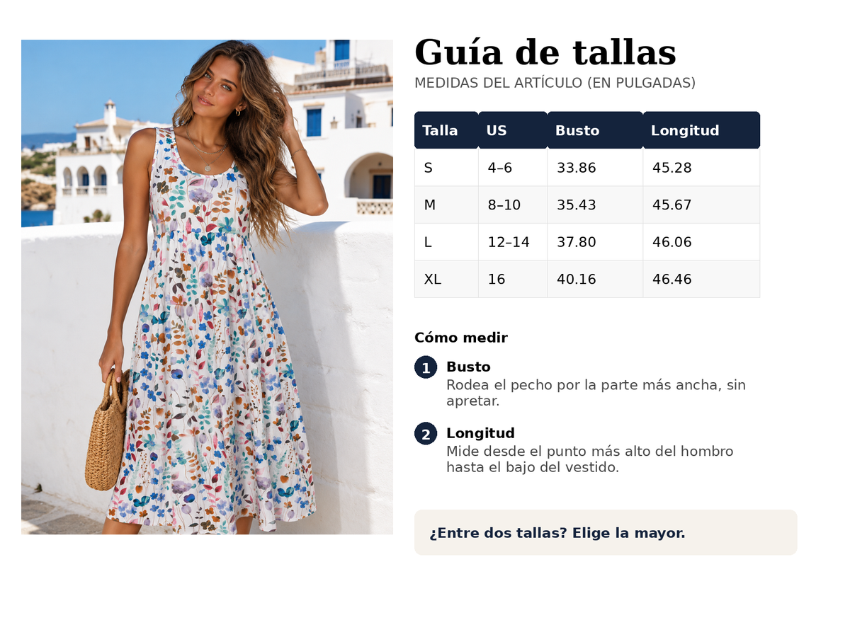 Tabla de tallas