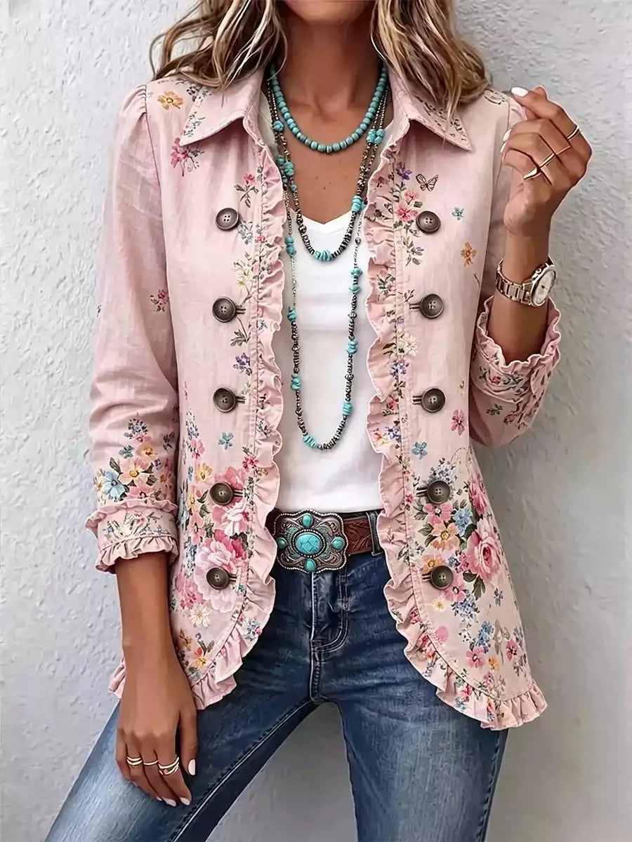Chaqueta Calle Fortaleza - Rosa Trinitaria Floral