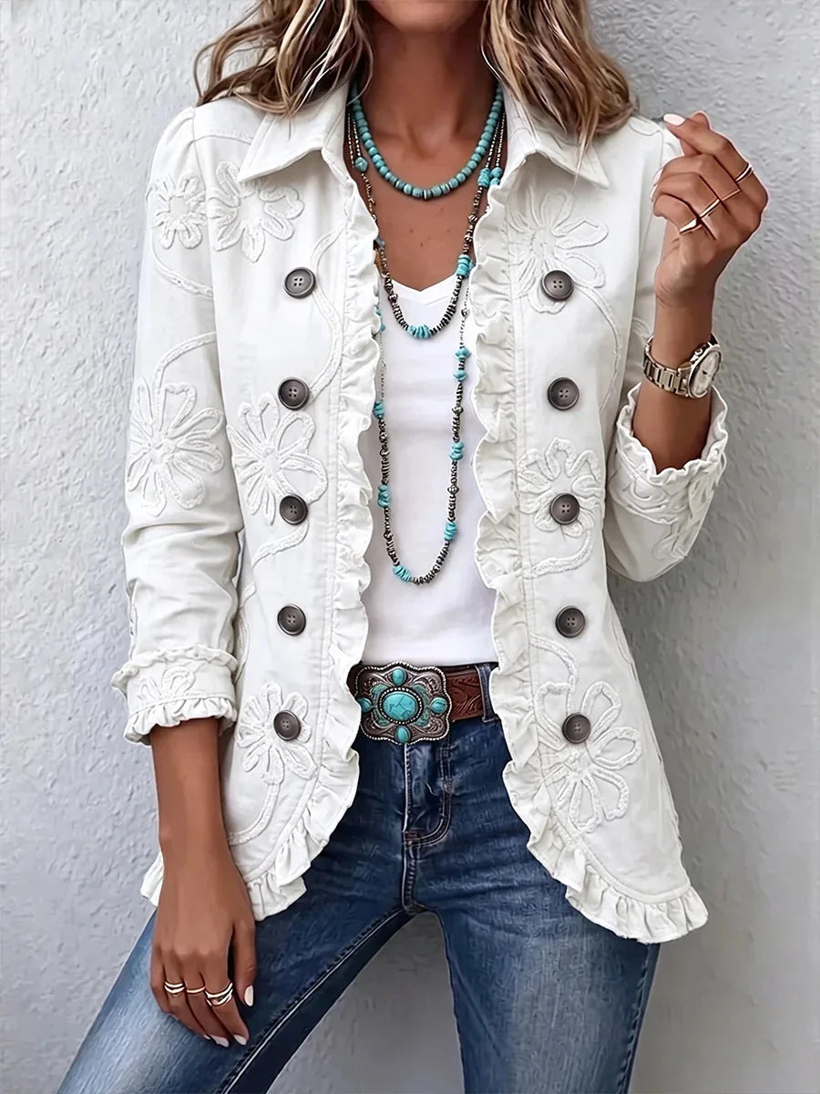 Chaqueta Calle Fortaleza - Blanco Espuma